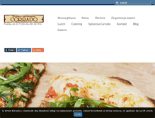 Tablet Screenshot of corradopizza-piastow.com